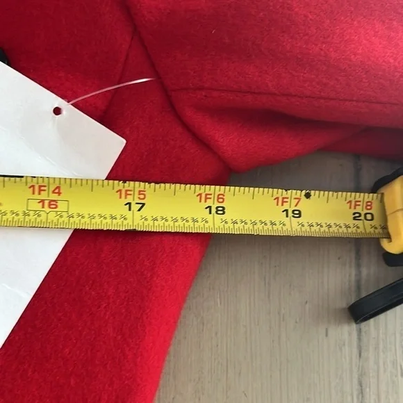 ESCADA BY MARGARETHA LEY  Wool & Cashmere Blazer Jacket in Red Size Small or 6 - Picture 7 of 11